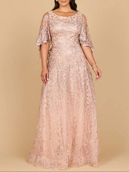 Vestido de madre con capa | 28881