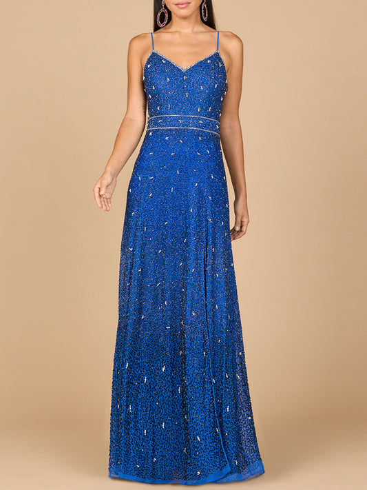 Ombre Beaded Gown - OUTLET