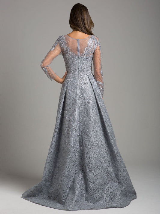 Lace High Neck Dress | 29923