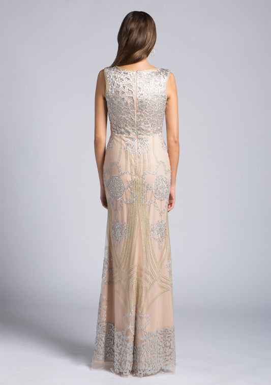 Lara 33622 - Lace Beaded Gown OUTLET