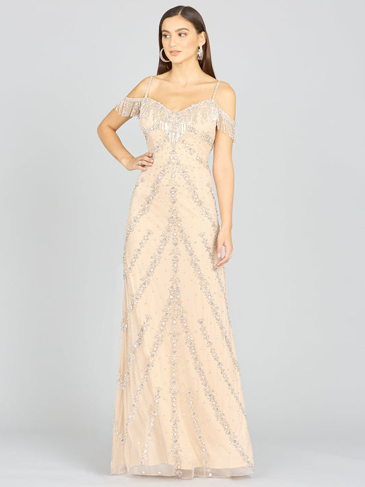 Candy Beaded Gown - 9980 | OUTLET