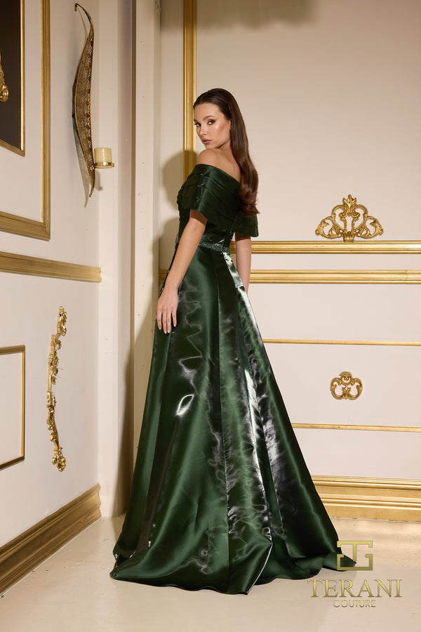Terani Couture 252M5326 off-shoulder gown – product photo 1