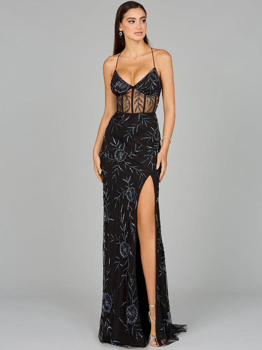 Corset Dress with Straps  - 9951 | OUTLET