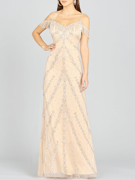 Candy Beaded Gown - 9980 | OUTLET