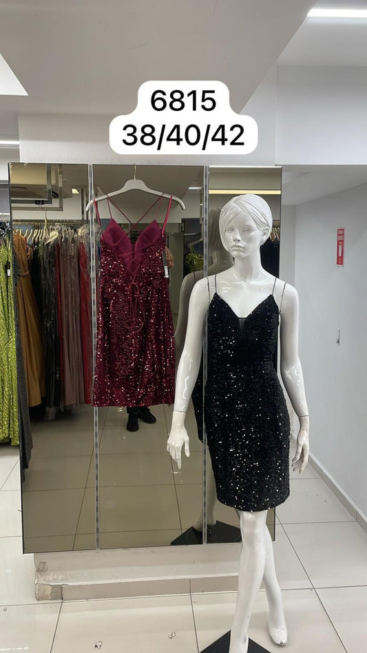 Belameur Gift Dress style 6815 – unbranded glitter mini cocktail dress