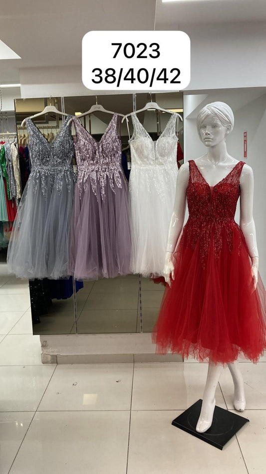 Belameur Gift Dress style 7023 – unbranded embellished tulle formal dress